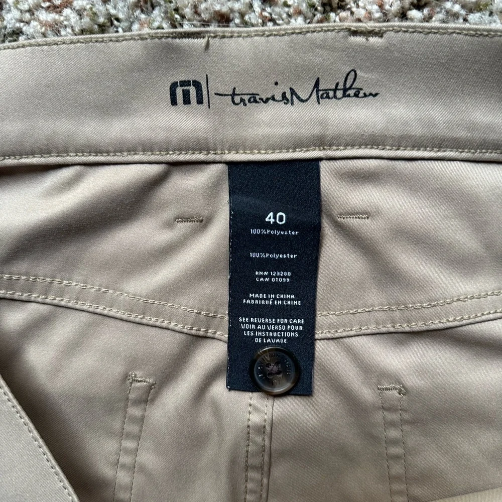 Travis Mathew Men's Khaki Chinos - Light Tan